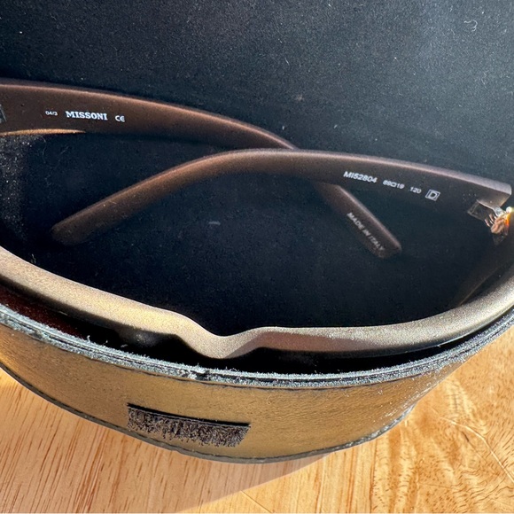 NWOT Missoni Dark Brown Sunglasses MI52804 - Picture 8 of 10